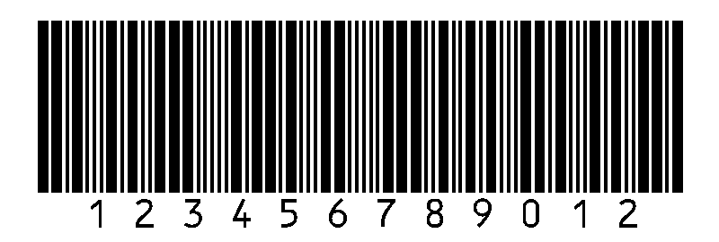 Code-barres Code 2/5 non entrelacé