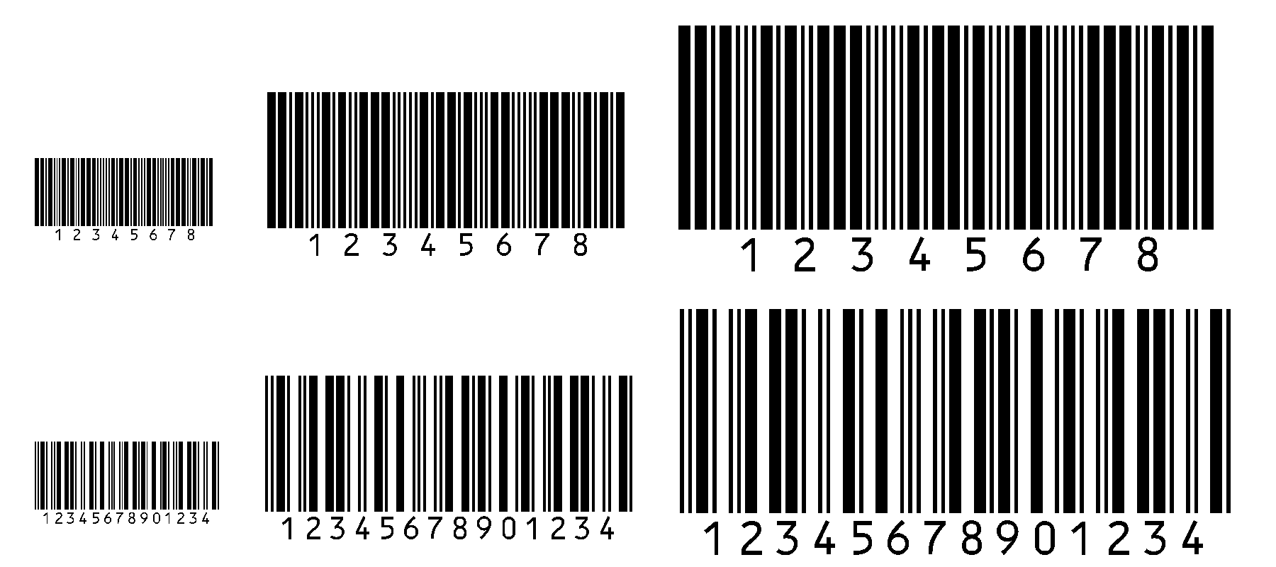 Sizes Codes 2/5