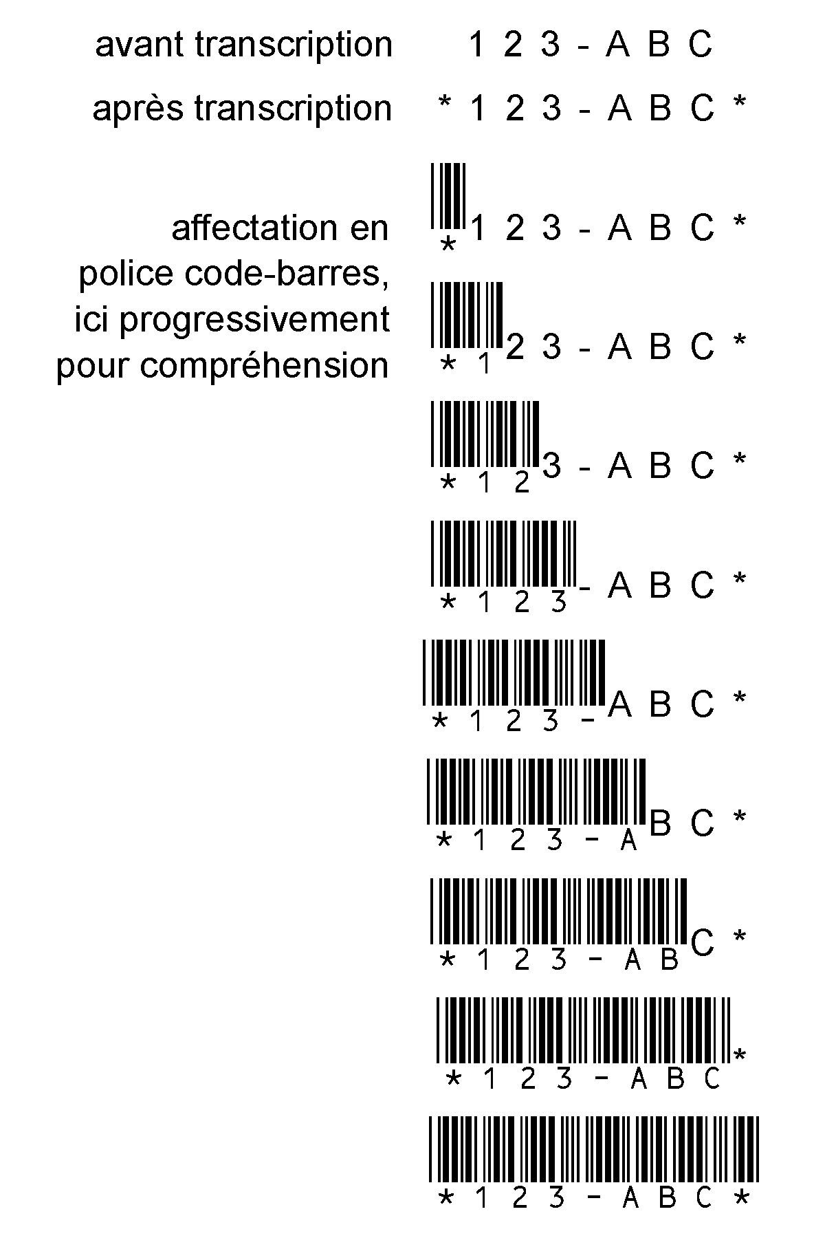 Transcription Code 39