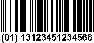 Ean 14 sous forme de code à barres Databar RSS