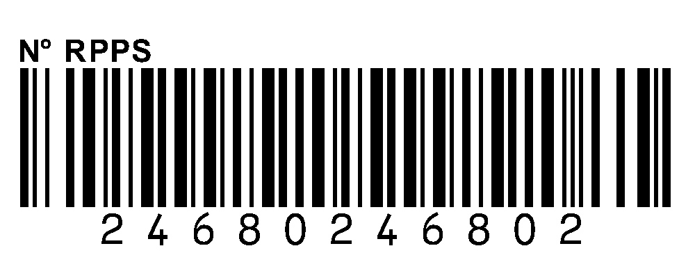 code-barres RPPS de demo correct