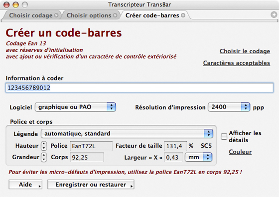 Calculateur de dimensionnement