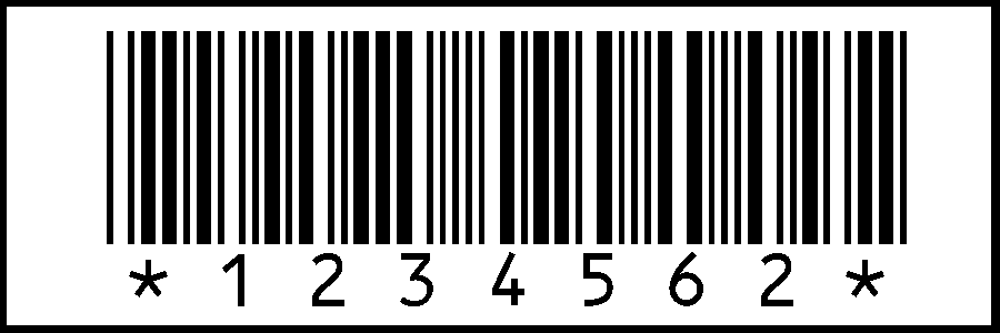 code-barres avec réserves d'initialisation